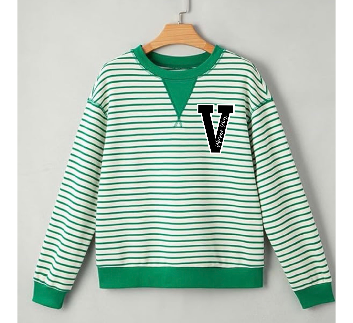 Women’s Striped Lightweight Sweatshirt